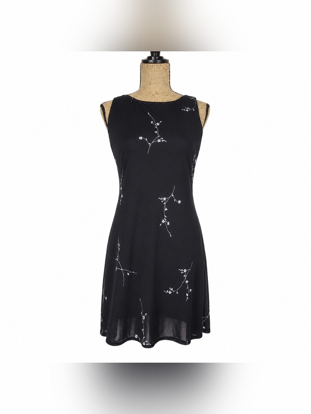 Jalate Women's Black Dress Size Medium Y2K 90s Cut Sheer